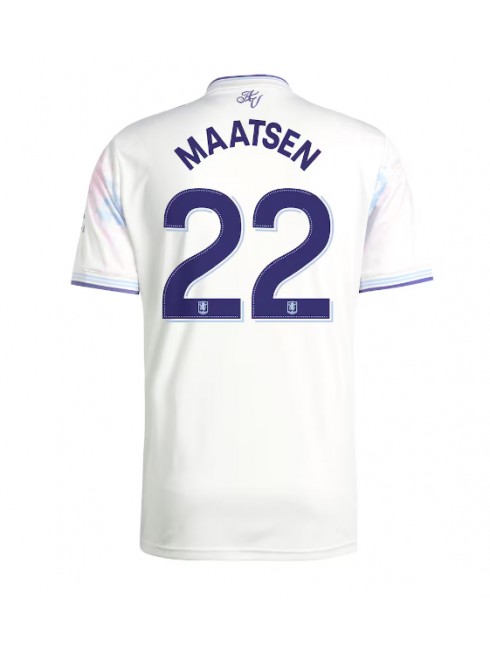 Aston Villa Ian Maatsen #22 Replika Tredje Kläder 2025-26 Kortärmad Aston Villa Ian Maatsen #22 Replika Tredje Kläder 2025-26 Kortärmad